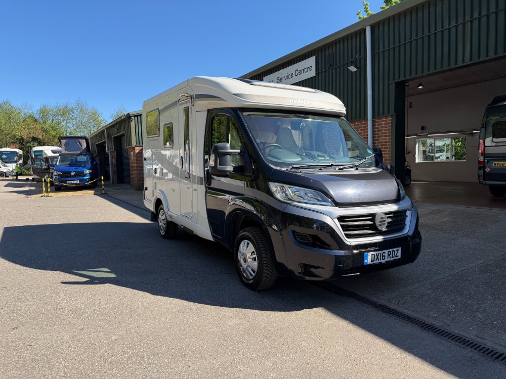 White Hymer Camper Van 314