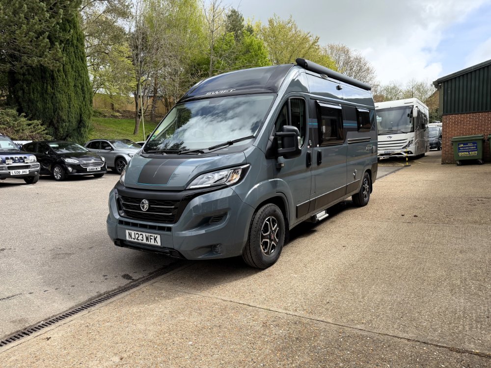 Blue 2023 Swift Select 122 in Andrew James Motorhomes