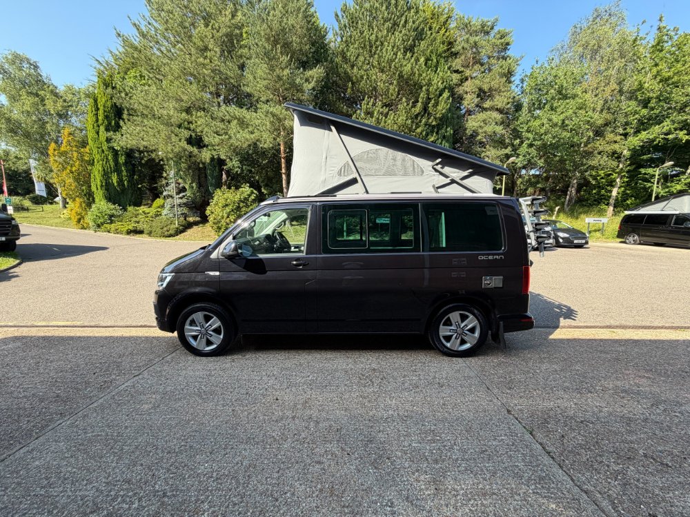 Black 2019 Volkswagen California 2.0 TDI BlueMotion Tech Ocean Camper in Hailsham