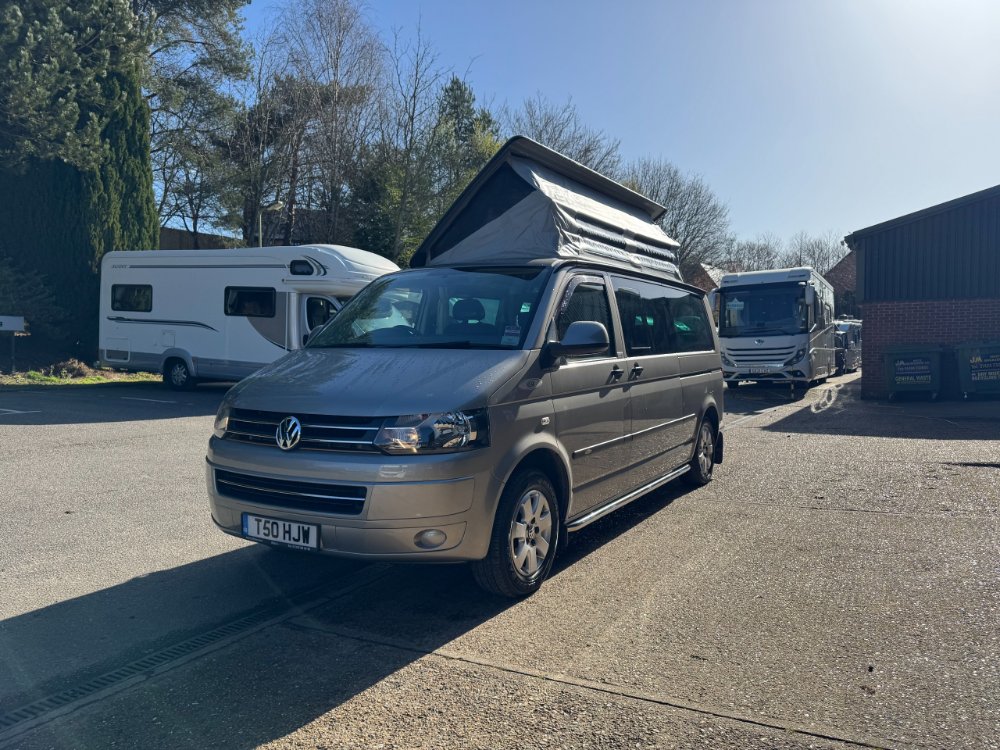Beige 2013 Volkswagen Transporter 2.0 TD T30 Bilbo Nexa in Andrew James Motorhomes