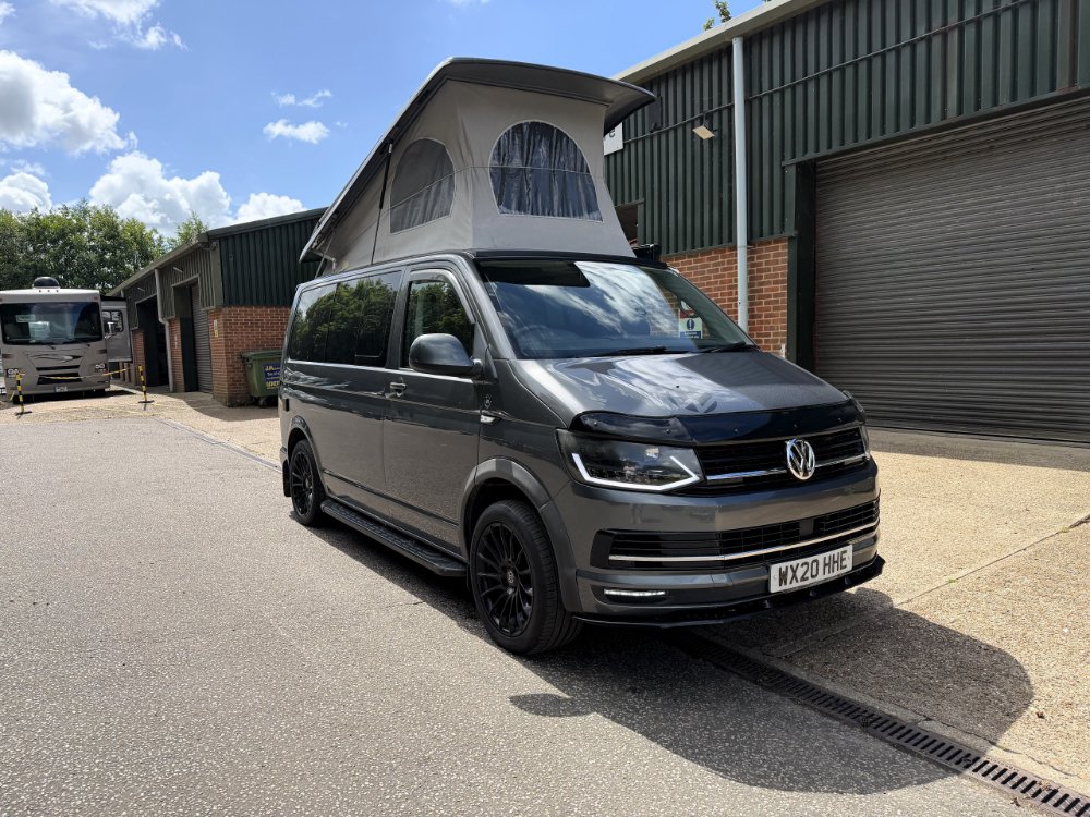 Grey Volkswagen Transporter T6 Danbury Conversion