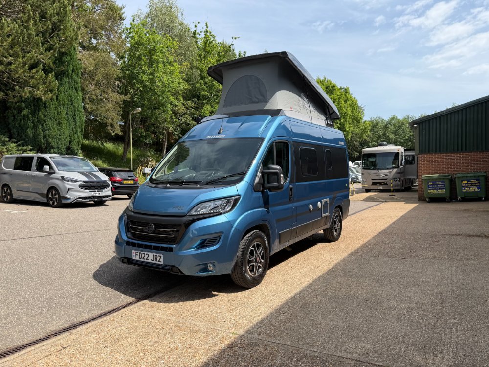 Hymer FREE 540 BLUE EVOLUTION for sale in Andrew James Motorhomes
